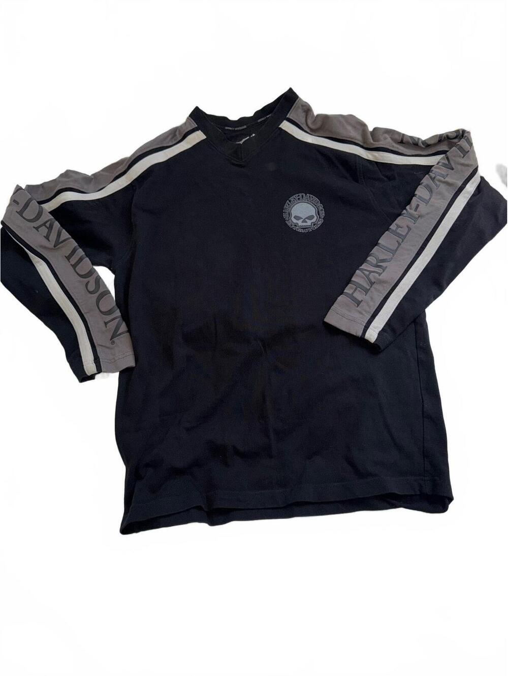 Vintage Harley-Davidson Black Long-Sleeve Shirt